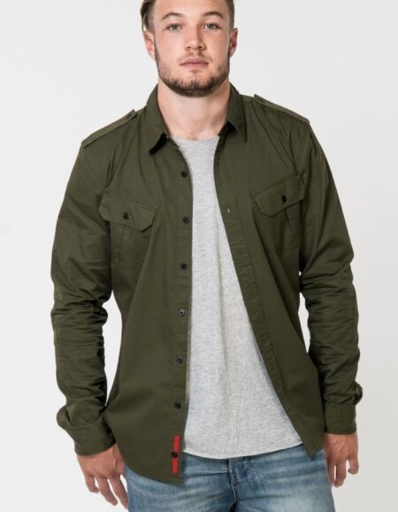 Cotton Parka with Faux