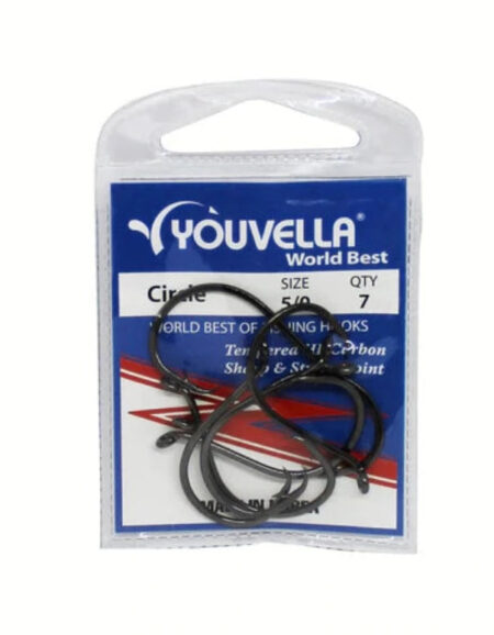 Youvella Circle Hooks 5/0 (7 PER PACK)