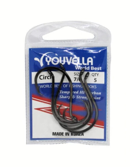 Youvella Circle Hooks 7/0 (5 PER PACK)