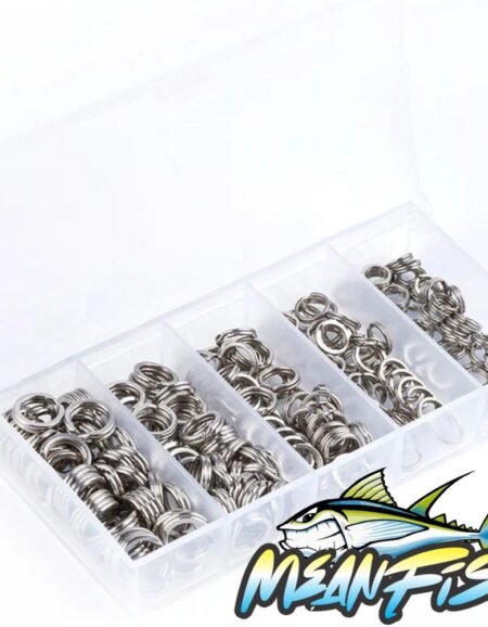 200pcs Stainless Steel Fishing Split Rings