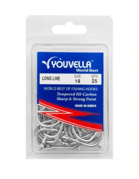 Youvella Longline 18R Hooks - Pack of 25