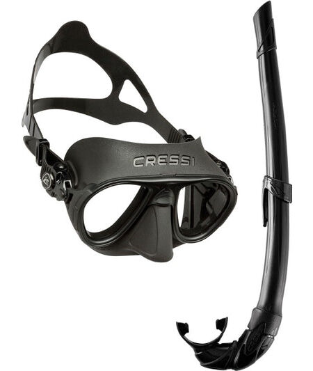 Calibro Mask & Snokel Set Black