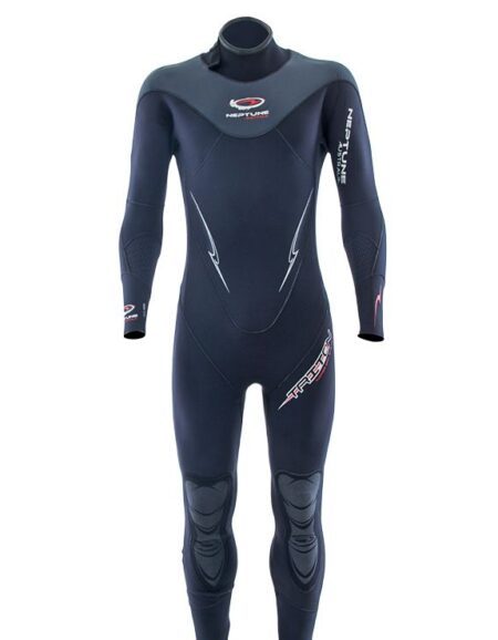 Neptune Escape Semi-Dry Mens Dive Wetsuit 7/5mm Size 3 /Medium